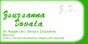 zsuzsanna dovala business card